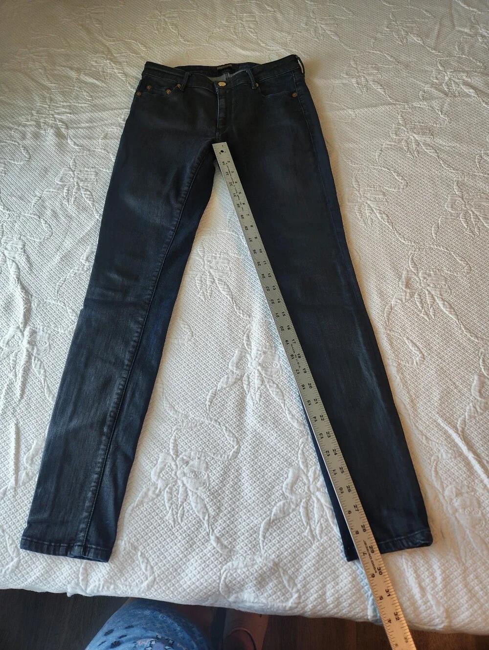 Roberto Cavalli Black Washed Skinny Jeans